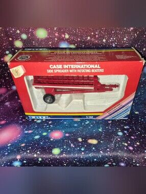 🚜🌾 Vintage 1988 Ertl Case International Side Discharge Spreader #659 – 1/32